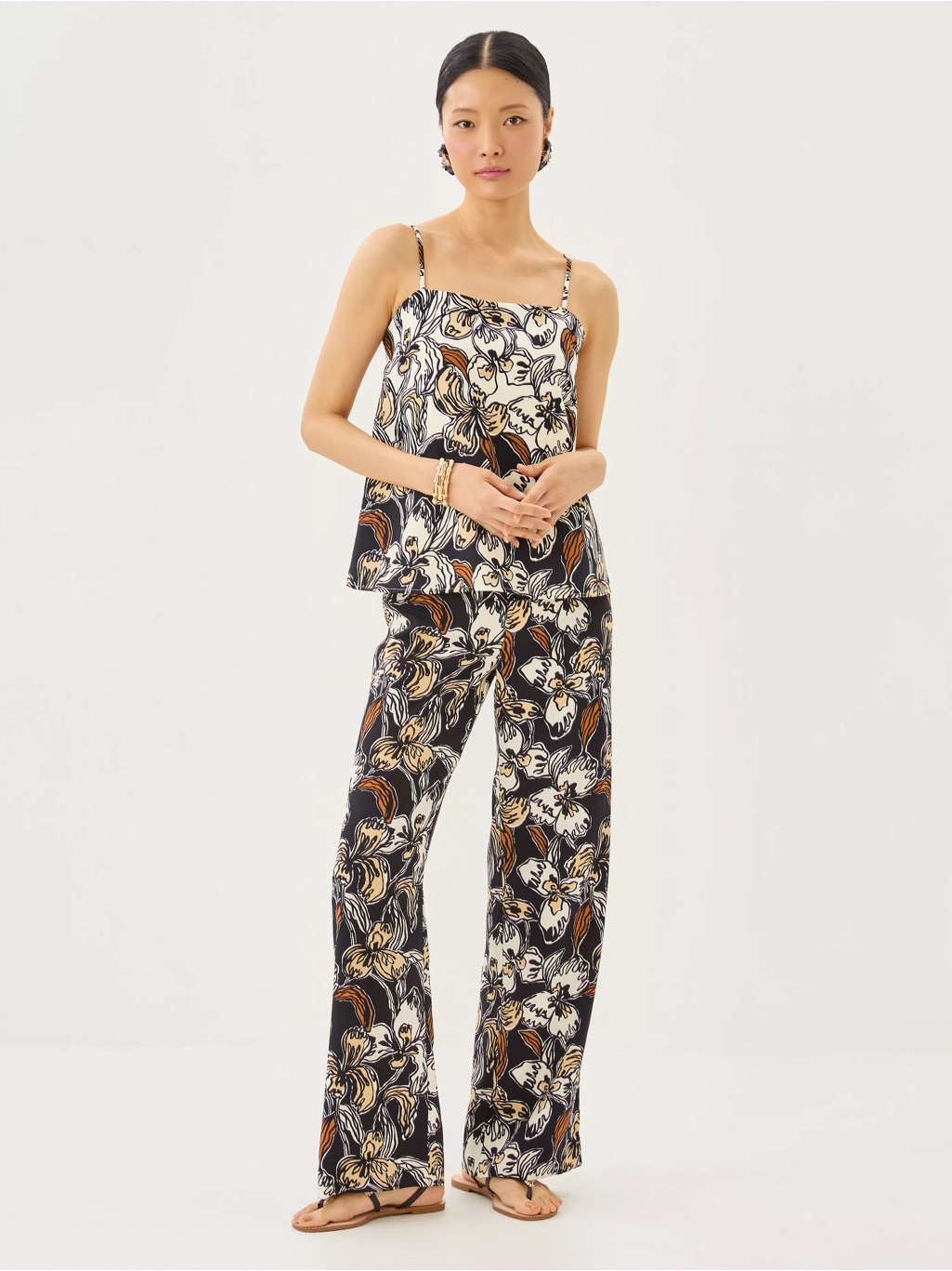 Nwt Lilly Pulitzer Matching Set Rosemarie High Rise Pant Jesslyn Tank Top